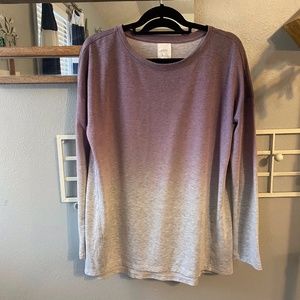 Alfani Intimates Long Sleeve Sleepshirt Ombre